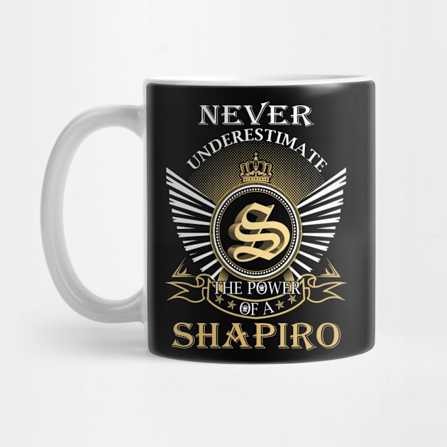 Never Underestimate SHAPIRO by Nap